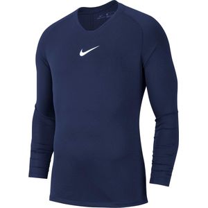 Nike Park Dry First Layer Longsleeve Thermoshirt - Maat XL - Mannen - navy/wit