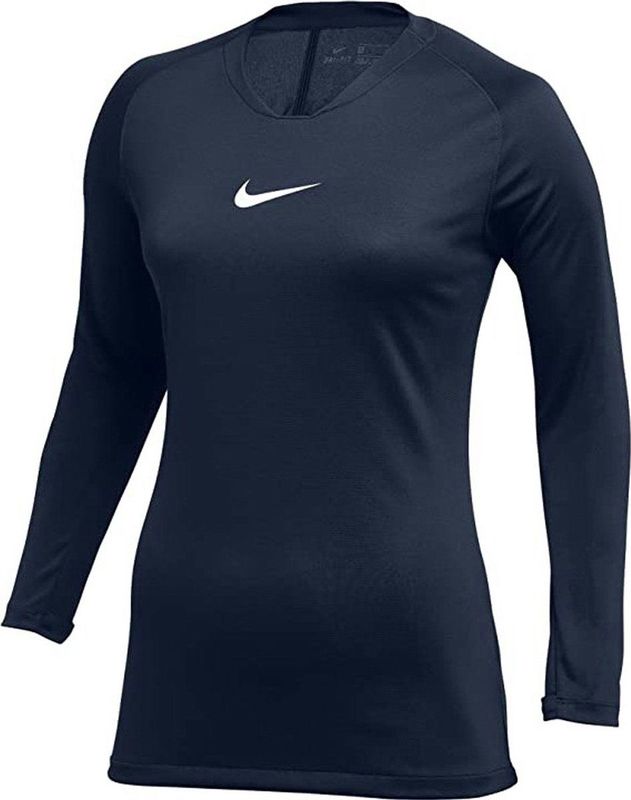 Nike - W Nk Df Park 1Stlyr Jsy Ls - Sporttop - Midnight Navy/Wit