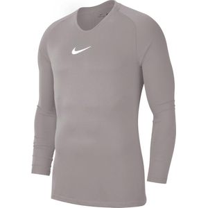 Nike Dry Park First Layer Longsleeve Shirt  Thermoshirt - Maat 152  - Unisex - licht grijs