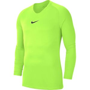 Nike Dry Park First Layer Longsleeve Shirt Thermoshirt6 - Unisex - lime groen