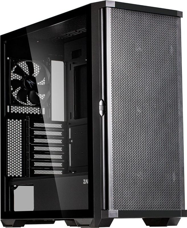 Zalman - Z10 - PC-Behuizing - Zwart - Kunststof, Staal, Gehard Glas