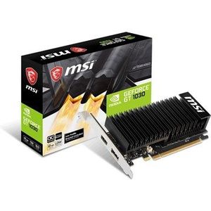 MSI NVIDIA GEFORCE GT 1030 2GHD4 LP OC grafische kaart '2 GB GDDR4, 1518 MHz, low-profile ontwerp, DisplayPort, HDMI, passief koelsysteem zonder ventilator