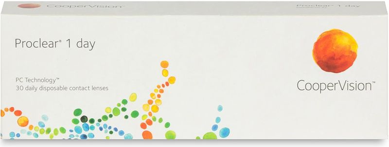 -1.75 - Proclear® 1 day - 30 pack - Daglenzen - BC 8.70 - Contactlenzen