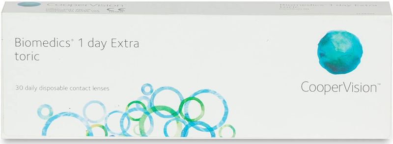 Biomedics - 1 Day Extra Toric - Daglenzen - Comfortabel - 30 Stuks