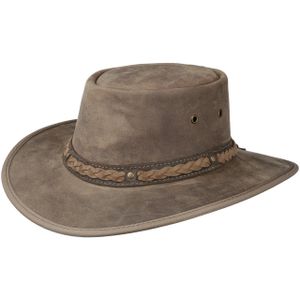 Squashy Bronco Leather Hat by BARMAH Lederen hoeden