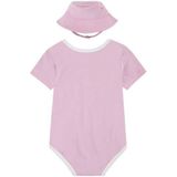 Nike - Bucket Hat en Bodysuit Set - Roze - Geschenksets Baby