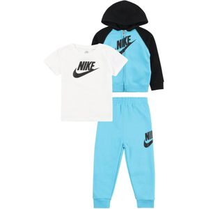 Nike Sweatset m. T-Shirt - Baltisch Blue/zwart - Nike - 18 mnd - Joggingpakken