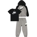Nike - Set - Zwart - Sweatshirt met Capuchon en Ritssluiting - T-shirt en Broek
