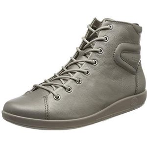 ECCO Soft 2.0 Sneakers voor dames, Stone Metallic 206523, 37 EU