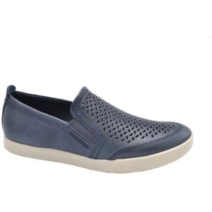 ECCO - 536284 - Instappers - Blauw - Leer