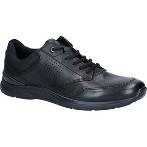 ECCO - Irving - Nette Schoenen - Black Santiago Textile - Full Grain Leer