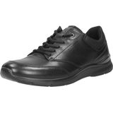 ECCO - Irving - Nette Schoenen - Black Santiago Textile - Full Grain Leer