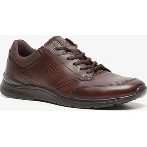 ECCO - Irving - Sneaker - Cocoa Brown Coffee Endor Textile - Full Grain Leer