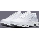 Nike - Air Max Plus - Sneakers - Wit - Mesh - TPU Accent