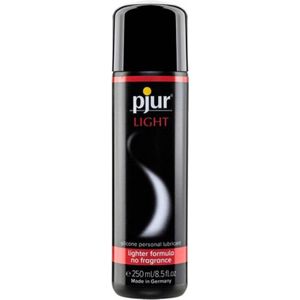 pjur LIGHT - Glij- & massagegel op siliconenbasis - lichte formule voor urenlang glijgenot en meer plezier tijdens de seks (250ml)