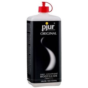 pjur ORIGINAL - Hoogwaardige siliconen-glijgel - langdurig glijgenot zonder plakken - zeer krachtig en geschikt voor condooms (1.000ml)