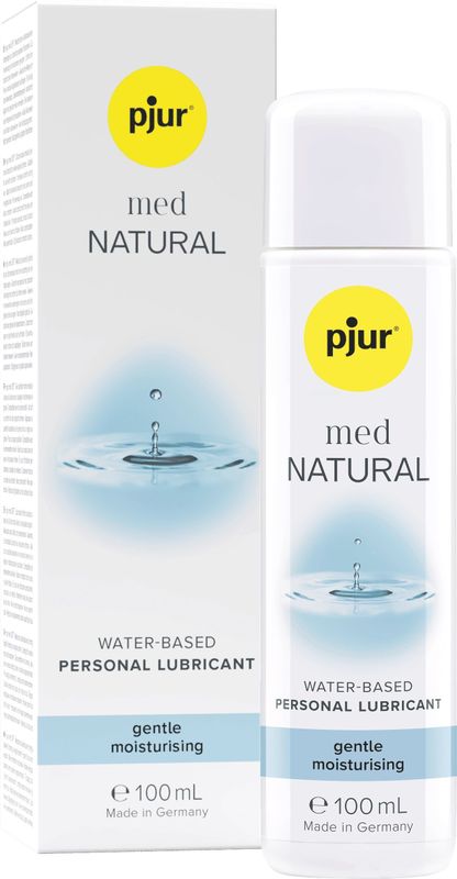 pjur® MED «Natural Glide» 100ml Gentle Moisturising, nat&#252;rliches Gleitgel f&#252;r trockene und beanspruchte Haut