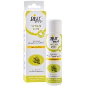 pjur med VEGAN (100ml) - Gel op waterbasis - pH-geoptimaliseerd & zonder dierproeven - voor gevoelig slijmvlies en intieme zone