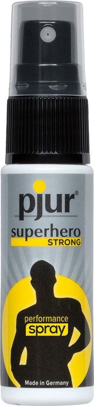 pjur® SUPERHERO «Strong Spray» with Ginger Extract, Verz&#246;gerungsspray f&#252;r mehr Stehverm&#246;gen 20ml