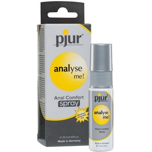 pjur analyse me! Spray - Voor comfortabele anale seks - Panthenol & aloë ondersteunen de elasticiteit van de huid (20ml)