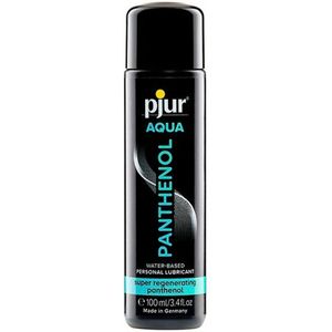 pjur AQUA Panthenol - Glijmiddel op waterbasis met verzorgende panthenol - verzorgt de huid zonder te plakken - per stuk verpakt (1 x 100 ml)