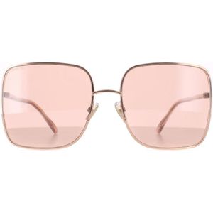 Jimmy Choo ALIANA/S PY3 2S koper goud nude roze flash zilver spiegel zonnebril