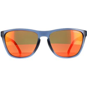 Carrera 8058/S PJP UW 56 - rechthoek zonnebrillen, unisex, blauw, spiegelend