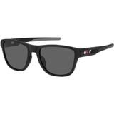 Tommy Hilfiger TH 1951/S 003 M9 55 - rechthoek zonnebrillen, unisex, zwart, polariserend