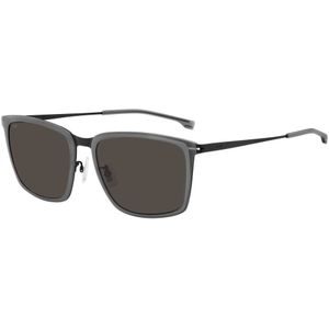 HUGO BOSS Boss 1465/F/S bril, mat zwart, 59 voor heren, Zwart, 59