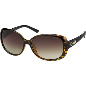 Polaroid vlinder dames havana zwart bruin gradiënt gepolariseerde zonnebril | Sunglasses