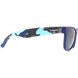 Polaroid Kinderen Zonnebril P0300 T6D Y2 Blauw Camouflage Grijs Gepolariseerd | Sunglasses