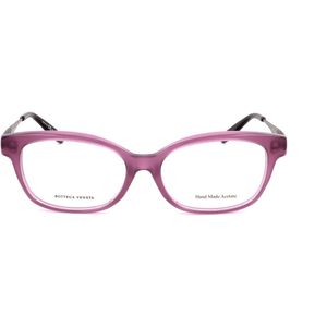Bottega Veneta, Accessoires, Dames, Bruin, ONE Size, Bicolor Plastic Monturen met Matte Wijzerplaat