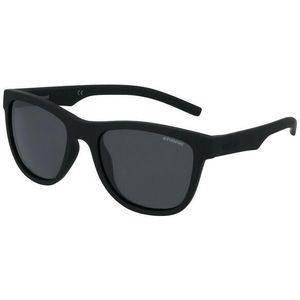 Polaroid - PLD 8018/S - Kinderzonnebril - Zwart Rubber - Gepolariseerde Glazen