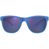 Polaroid Kids Wayfarer zonnebril in donkerroze gepolariseerd PLD 8018/S CYQ 47, Blauw (Blute/Grey Bl)