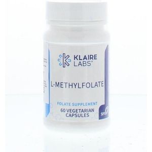 Klaire labs L-Methylfolaat  60 Vegetarische capsules