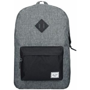 Herschel Heritage Rugzak 47 cm Laptopvak raven crosshatch black black leather