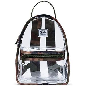 Herschel Nova Mini Bag Unisex - Volwassenen, Woodland Camo/Clear, Eén maat, tas