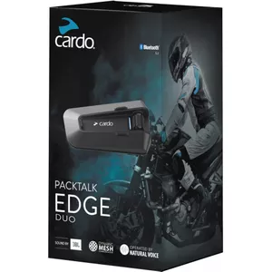 Cardo - Packtalk Edge Duo - Communicatiesysteem - Geavanceerd - JBL Speakers