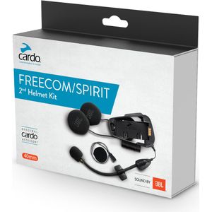 Cardo - Extra Audiokit voor JET Helm - 40mm JBL Speaker - Inclusief Microfoons