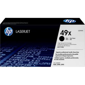 HP 49X - Tonercartridge / Zwart