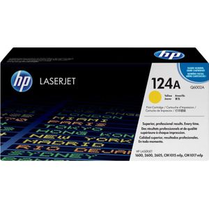 HP 124A Yellow Original LaserJet Toner Cartridge tonercartridge 1 stuk(s) Origineel Geel