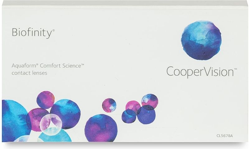 -0.50 - Biofinity® - 6 pack - Maandlenzen - BC 8.60 - Contactlenzen