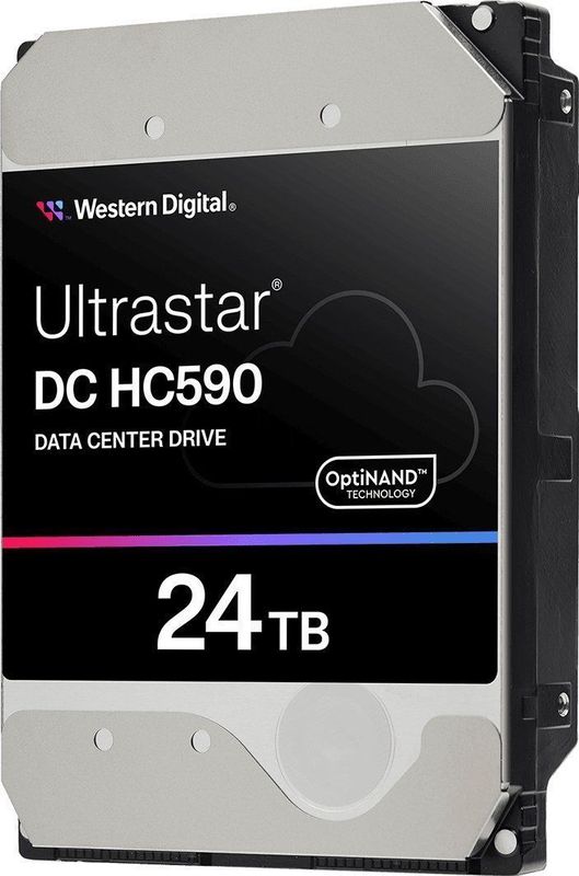 WD - Ultrastar DC HC590 - Harde Schijf - 24TB - 7200RPM SAS ULTRA 512E