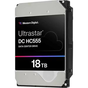 WD - Ultrastar DC HC555 - Harde Schijf - 18 TB - 7200 RPM, SATA, 600 MB/s