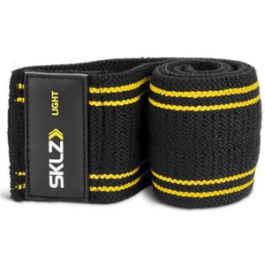 SKLZ Pro Knit Mini Band Fitness Verstelbare weerstandsband Fitness uitrusting voor thuis Gym Zwart / Geel Lichte weerstand