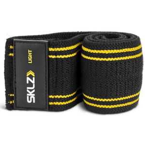 SKLZ Pro Knit Mini Band - Resistance Band - Weerstandsband - Voor Been Oefeningen of Schouder Training - Licht - Light - Geel