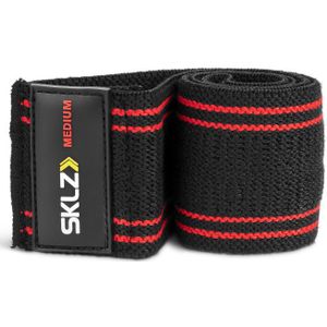 SKLZ Pro Knit Mini Band - Resistance Band - Weerstandsband - Voor Been Oefeningen of Schouder Training - Medium - Rood