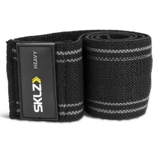 SKLZ Pro Knit Mini Band - Resistance Band - Weerstandsband - Voor Been Oefeningen of Schouder Training - Sterk - Strong - Zwart