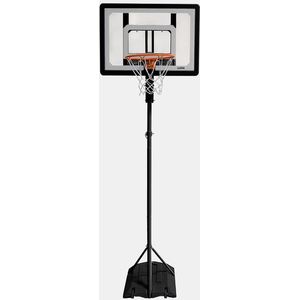 SKLZ Pro Mini Hoop System - Basketbalbord - Basket - Basketbaltraining - 36 cm ‘Break-Away’ Ring - Dubbel Veerstysteem - Inclusief 18 cm mini Basketbal - Verstelbaar - Geschikt voor Binnen en Buiten - Mobiele Voet - Ingebouwde Wielen