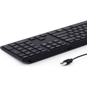 Matias RGB backlit tactisch bedraad aluminium USB 2.0 toetsenbord voor pc - instelbare helderheid en regenboog kleur wijzerplaat - zwart